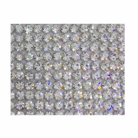 Bling Bling Rhinestones Sticker DIY Car Decor Sticker Sheet Self-Adhesive Decel for Car Phone Gift Decoration; White