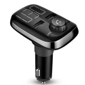 Car Wireless FM Transmitter Dual USB Charger Hand-Free Call MP3 Player Kit AUX Input