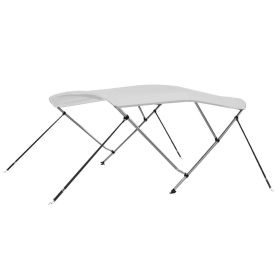 3 Bow Bimini Top White 72"x77.2"x53.9"