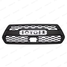 Black Bumper Grill Front Grille Fit For TOYOTA TACOMA Trd Pro Grille 2016-2023 NO LED