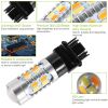 2 Pcs T25 3157 800LM Turn Signal Parking DRL LED Light Bulbs with LED Load Resistors Light Decoder Kit